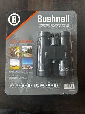 Bushnell - 10x42 Waterproof Explorer Binoculars - Black